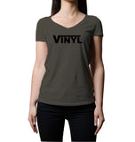 VINYL | Women's V-Neck T-Shirt