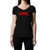 VINYL | Women's V-Neck T-Shirt