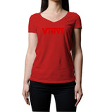 VINYL | Women's V-Neck T-Shirt