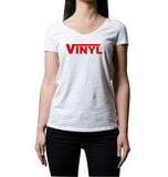 VINYL | Women's V-Neck T-Shirt