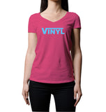 VINYL | Women's V-Neck T-Shirt