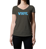 VINYL | Women's V-Neck T-Shirt