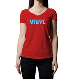 VINYL | Women's V-Neck T-Shirt