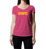 VINYL | Women's V-Neck T-Shirt