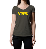 VINYL | Women's V-Neck T-Shirt