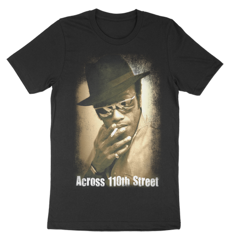 110TH STREET MEN'S BLACK T-SHIRT