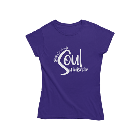 Soul Weekender Women's Purple Crew Neck T-Shirt