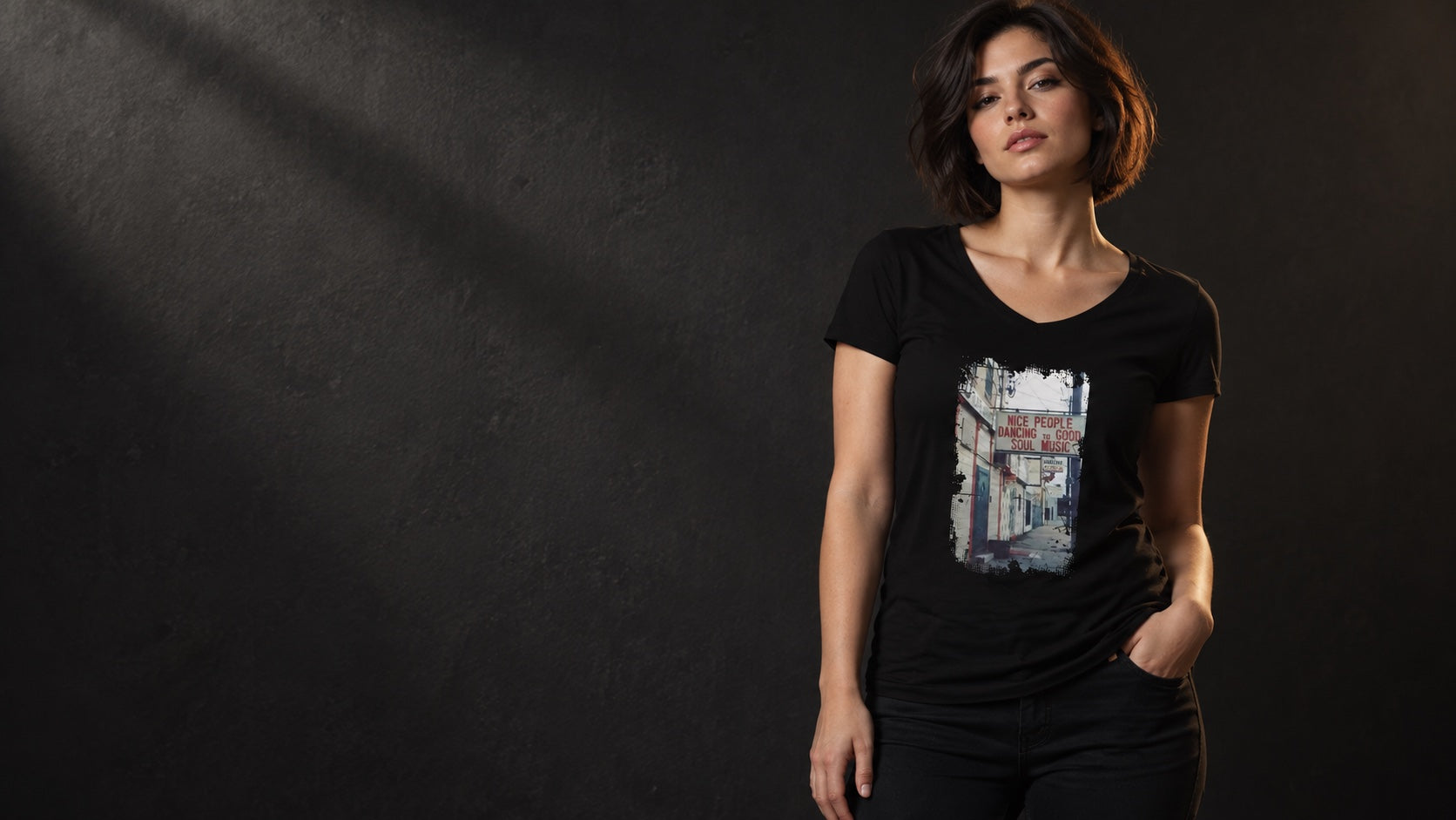 Nice People women’s black T-shirt